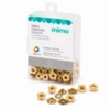 Ilhós Mimo Creating - Flor - Dourado - 4,3 mm - 50 Unids