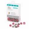 Ilhós Mimo Creating - Flor - Rosa Fúcsia - 4,3 mm - 50 Unids