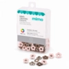 Ilhós Mimo Creating - Flor - Rosa Candy - 4,3 mm - 50 Unids