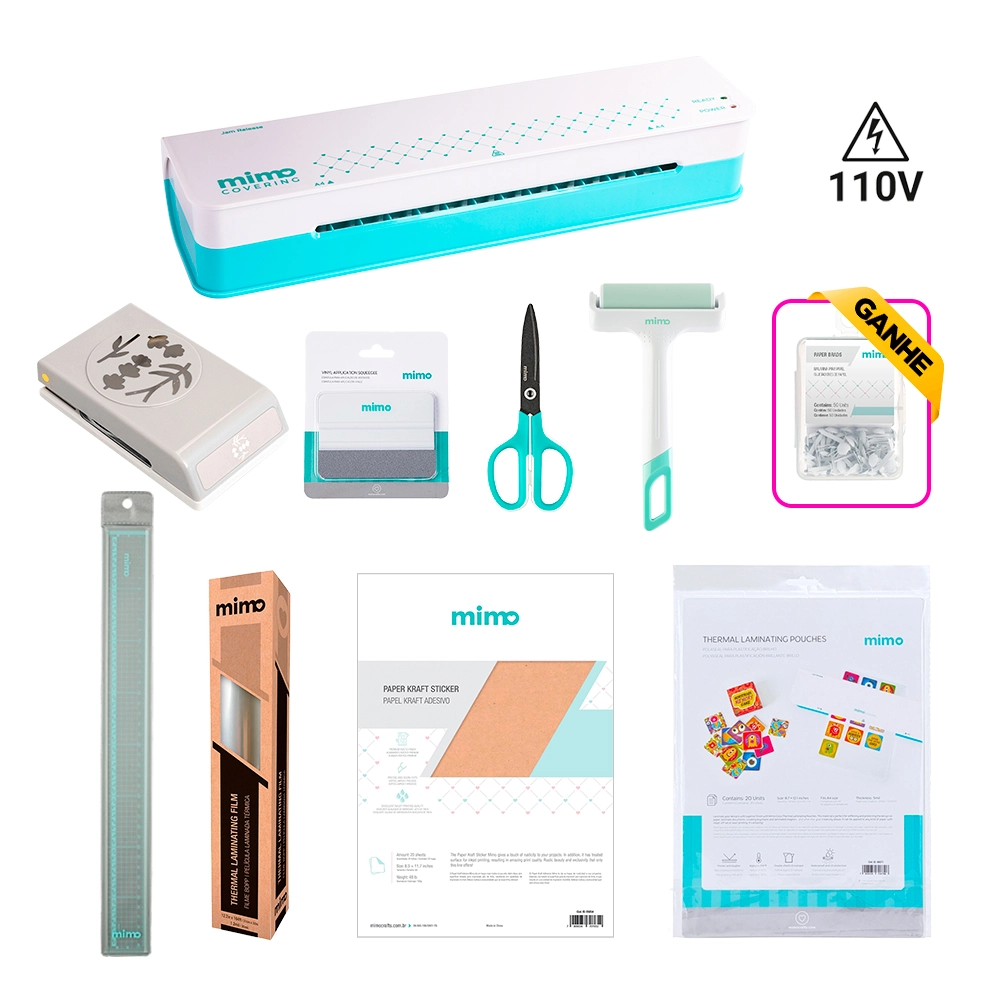 KIT Laminação Criativa & Papelaria Premium 110V