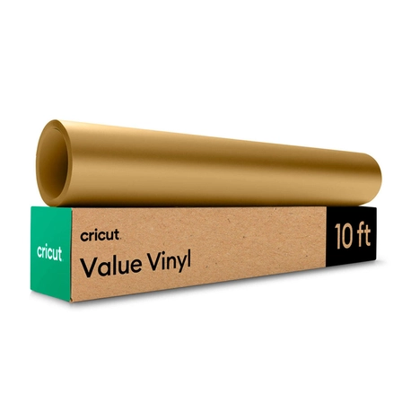 Vinil Value Fosco Dourado – Cricut – 30,5 x 3 metros – 01 Unid
