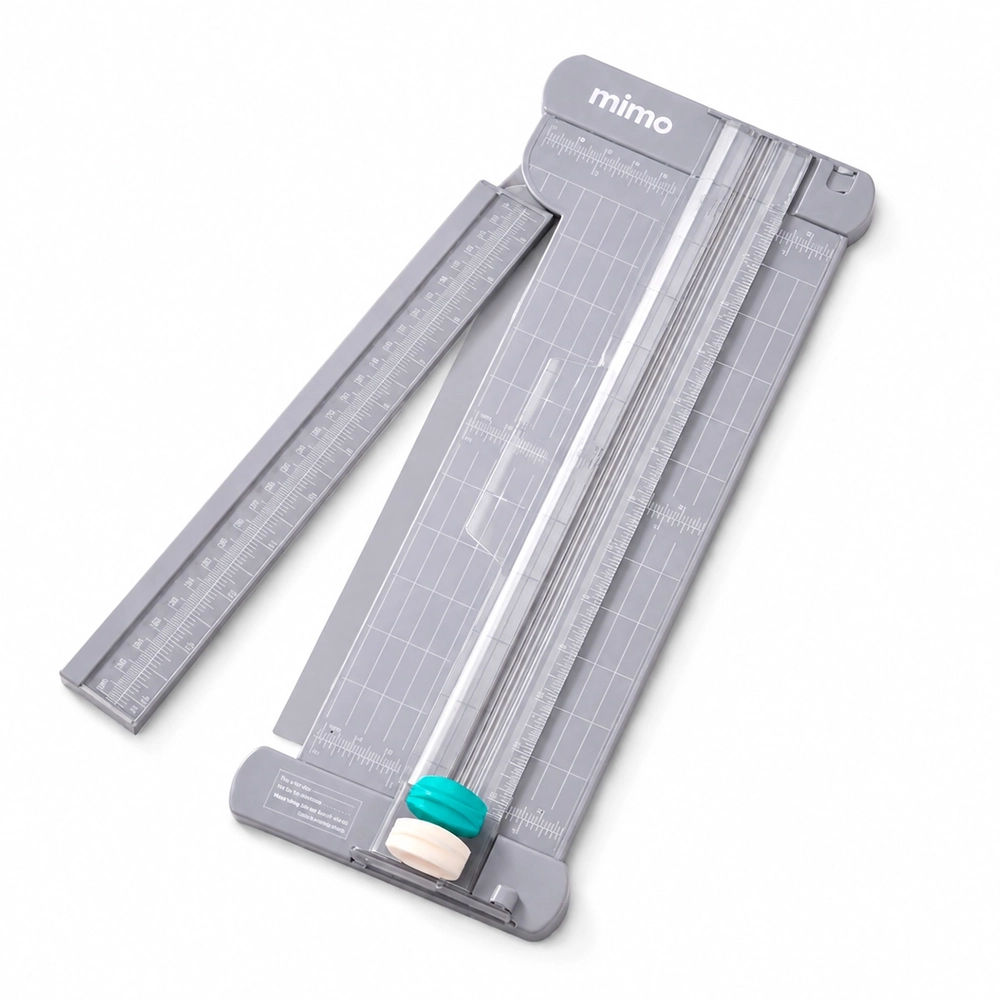 Trimmer 2 em 1 Mimo - Corte e vinco - A4 - 30,5cm x 35,5 cm com régua extensora