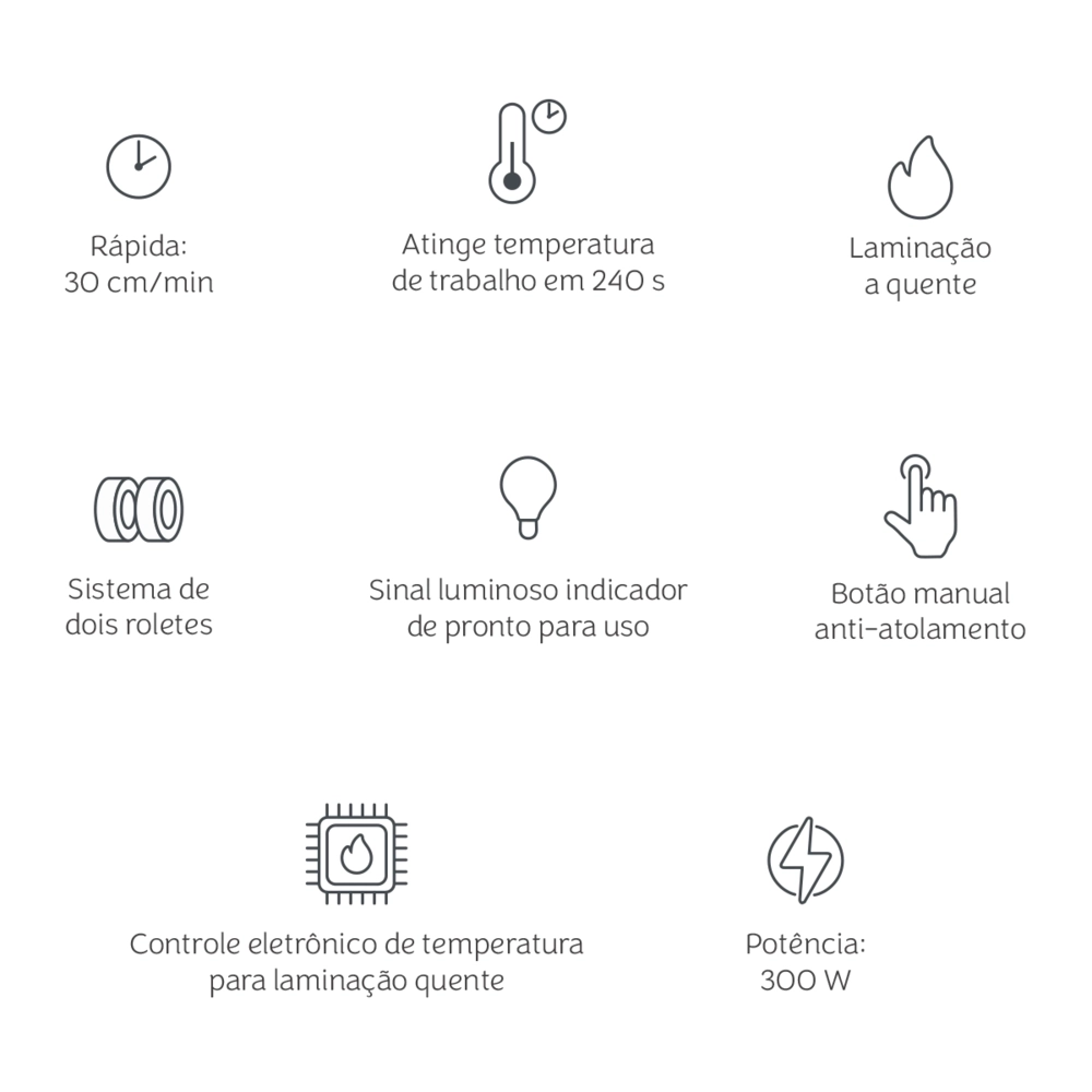 Laminadora Mimo Covering 2 Lite - A4 - 127 V