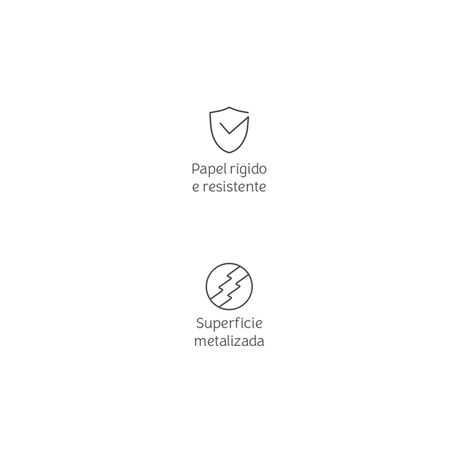 Papel Lamicote Mimo Prata - A4 -  230 g - 10 folhas