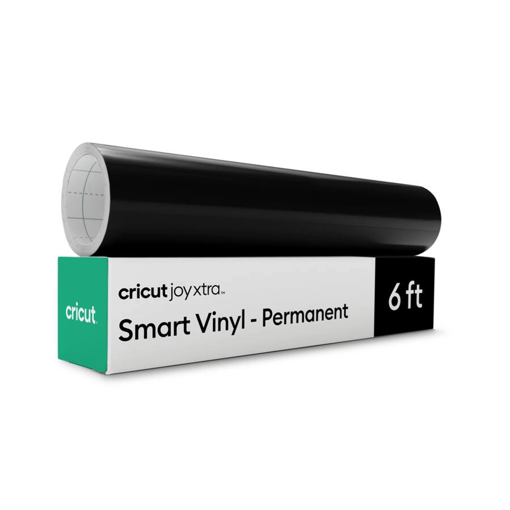 Vinil Adesivo Smart Permanente Preto – Cricut Joy Xtra – 24,1 x 1,83 m – 01 Unid