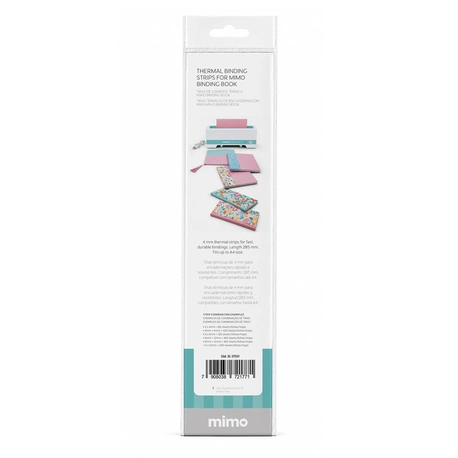Tiras de Cola para Encadernação Mimo Binding Book – 4mm x 285mm – 24 unids