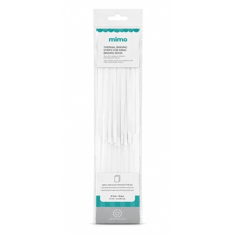 Tiras de Cola para Encadernação Mimo Binding Book – 12mm x 285 mm – 12 unids