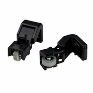 Kit Roletes de Apoio para Silhouette Cameo - Preto Fosco - 2 Unids