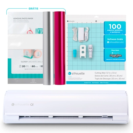 Silhouette Cameo 5 Alpha Branca | Máquina de Corte Digital Silhouette