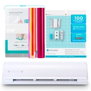 Silhouette Cameo 5 Alpha Branca + Kit Inicial para Papelaria Criativa