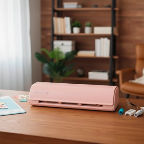 Silhouette Cameo 5 Alpha Rosa + Kit Papelaria Personalizada
