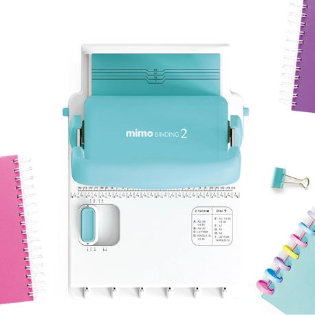 Máquina de Encadernação Profissional 2 em 1 Mimo Binding 2 + Brindes