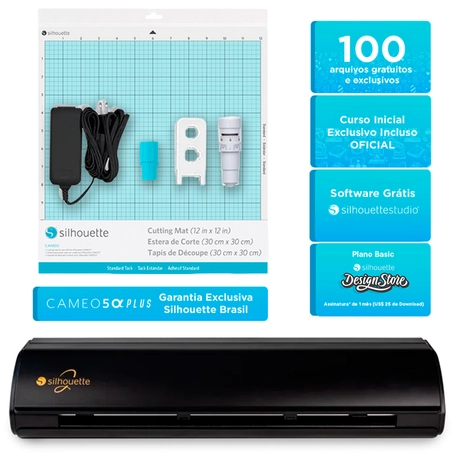 Silhouette Cameo 5 Alpha Plus + Curso Online de Iniciação