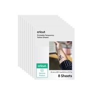 Papel imprimível para tatuagem temporária – Cricut – A4  – 8 Folhas