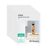 Papel Adesivo Imprimível Branco Cricut - A4 - 50 folhas