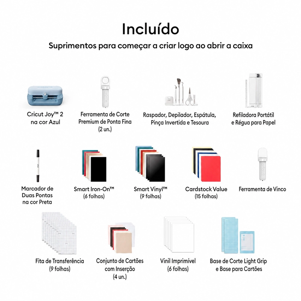 Cricut Joy 2 Azul - Kit Deluxe