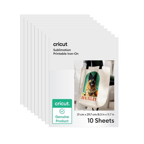 Transfer Sublimático imprimivel Cricut - A4 - 10 folhas