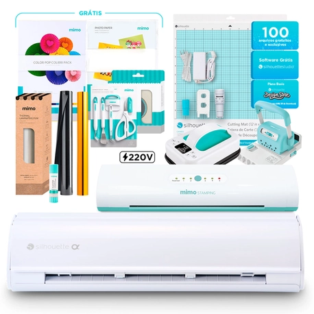 Silhouette Cameo 5 Alpha Branca | Máquina de Corte Digital Silhouette