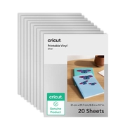 Vinil Imprimível Prata – Cricut – A4 – 20 Folhas