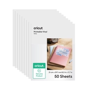 Vinil Imprimível Branco – Cricut – A4 – 50 Folhas