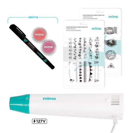 Kit para Embossing com Soprador Mimo 127V