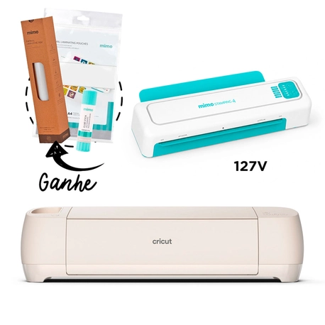Cricut Explore 4 + Kit Inicial para Papelaria Personalizada 127V