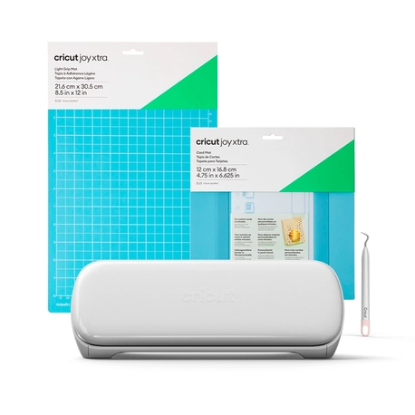 Kit Cricut Joy Xtra + Bases de Corte + Gancho